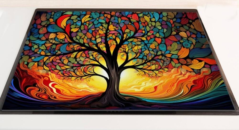 Tree of Life Dish Drying Dust-Proof Mat